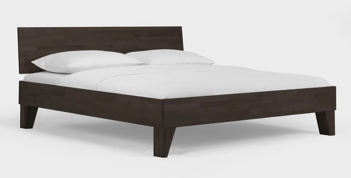 Holzbett massiv Daisy | Buche wenge lackiert | 200x220 | Kopfteil 2