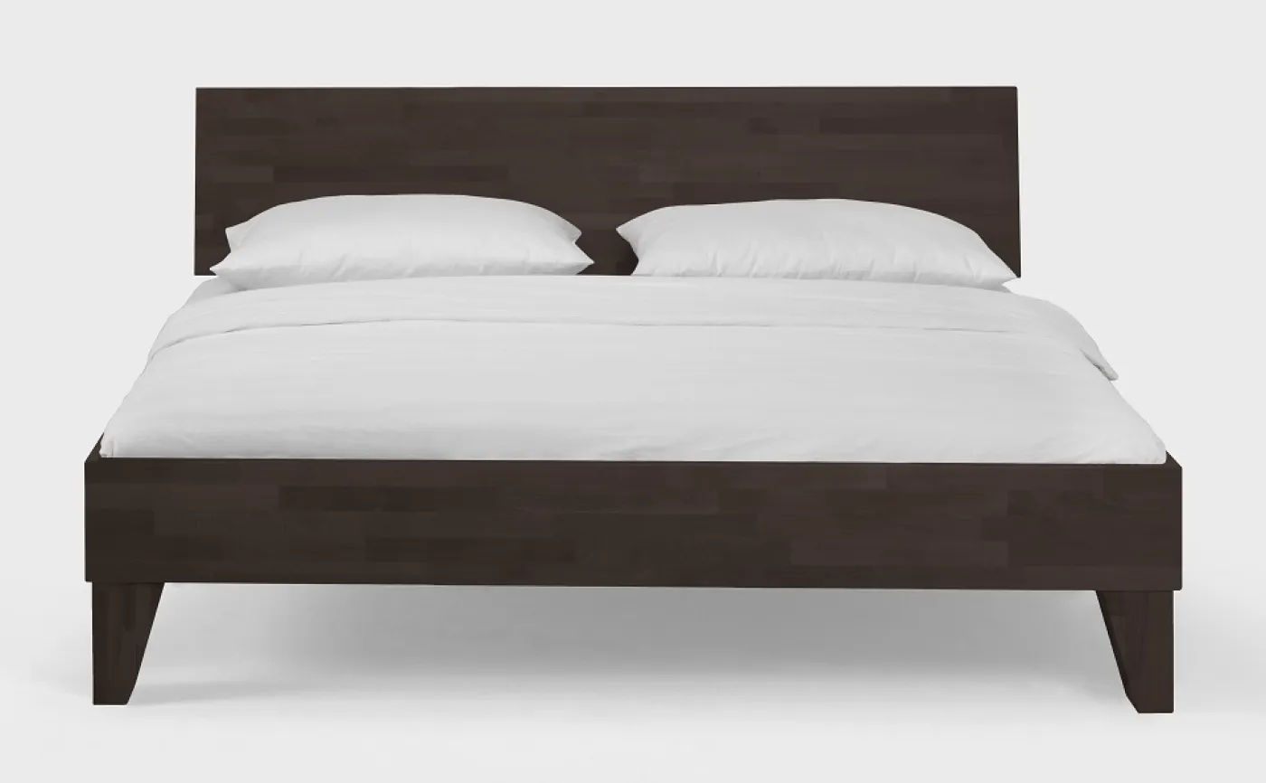 Holzbett massiv Daisy | Buche wenge lackiert | verschiedene Größen