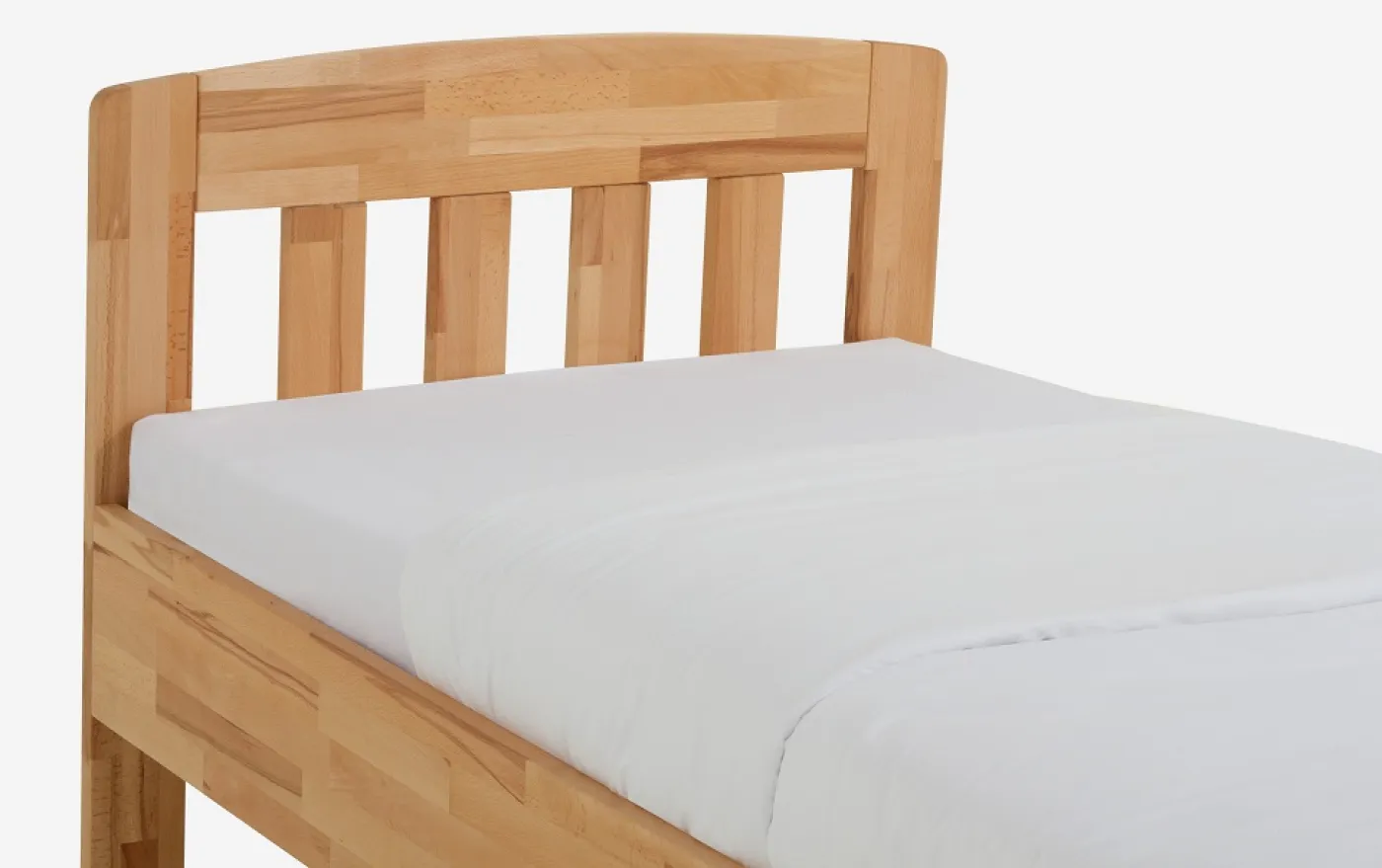 Holzbett massiv Jasmine | Kernbuche geölt | verschiedene Größen