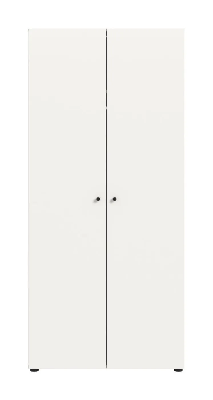 Kleiderschrank Darwin | mit 2 Türen | weiß