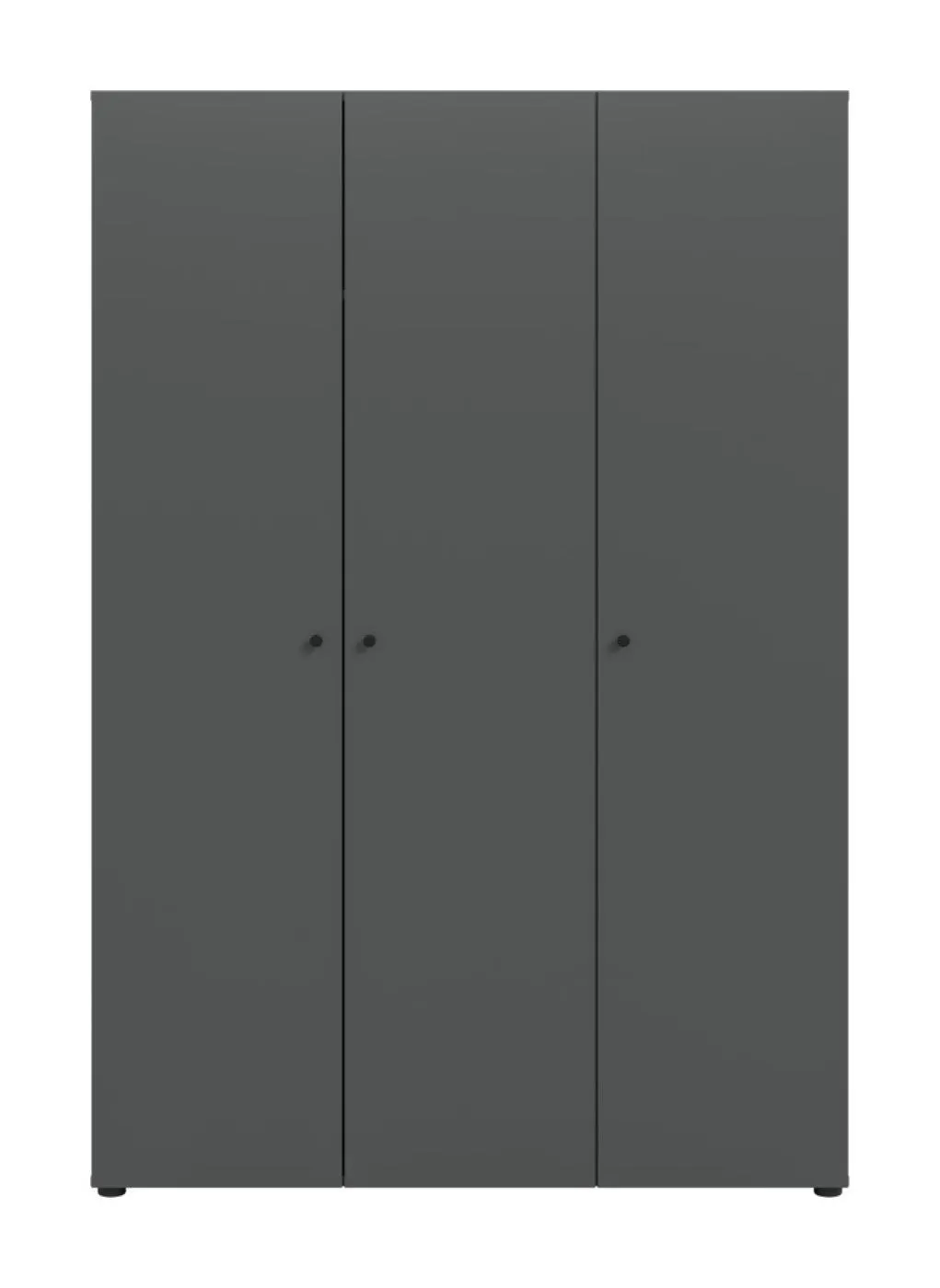 Kleiderschrank Darwin | mit 3 Türen | anthrazit