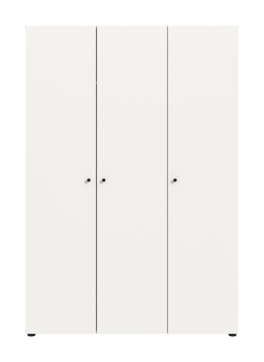 Kleiderschrank Darwin | mit 3 Türen | weiß
