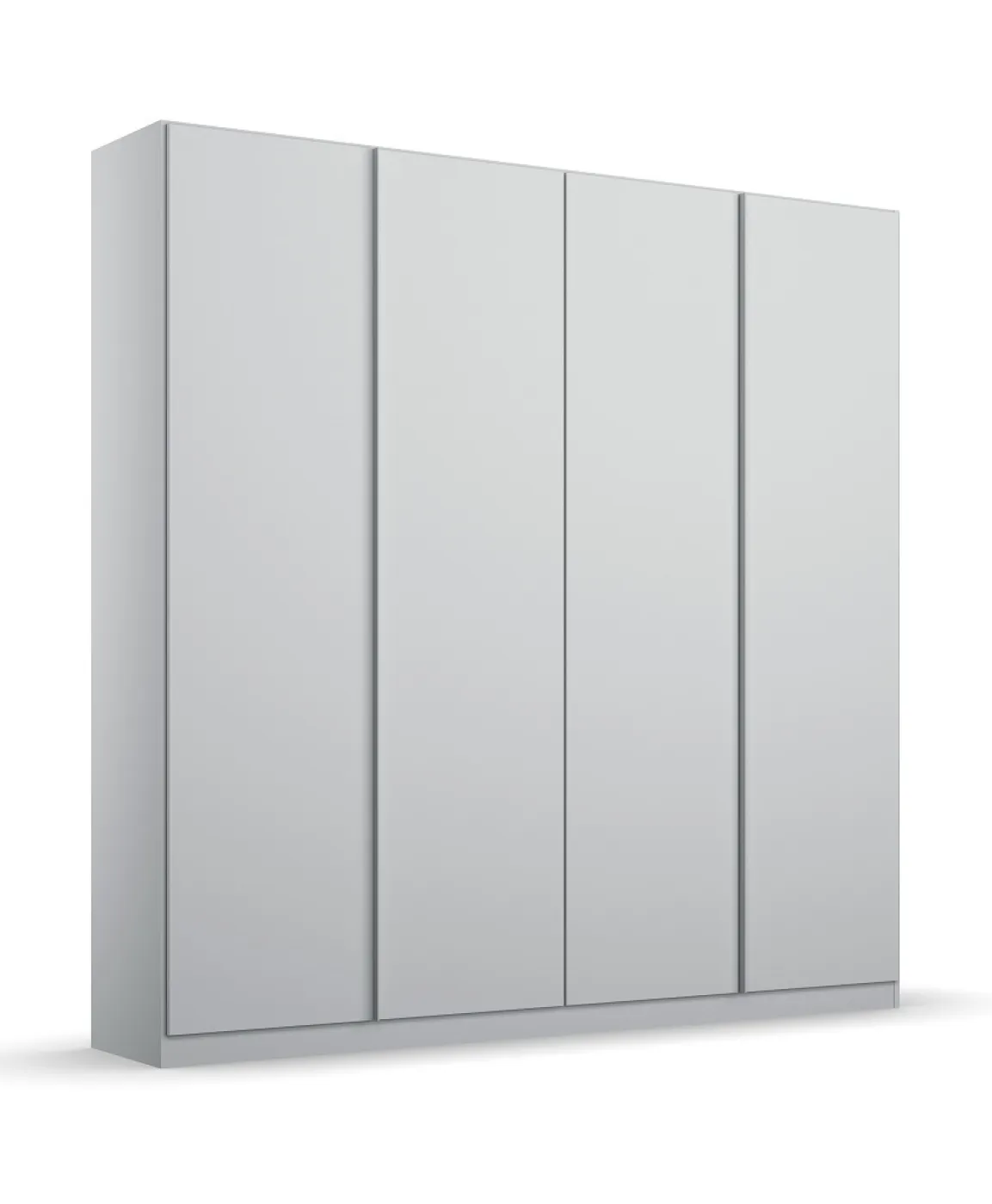 Kleiderschrank Drehtürenschrank Monostar | 4-türig | seidengrau 181 x 210 x 54 cm
