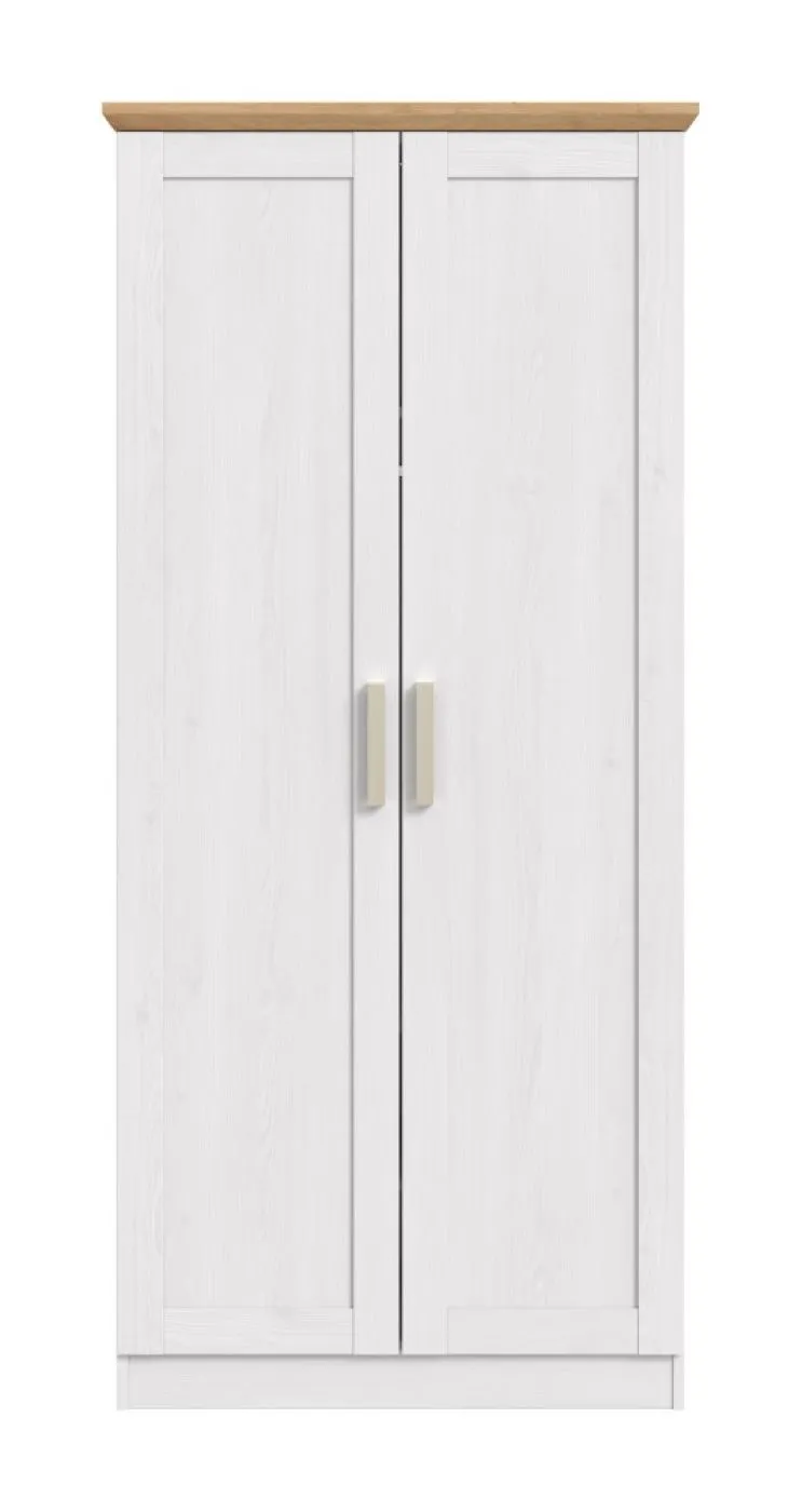 Kleiderschrank Florenz | mit 2 Türen | Sibiu Lärche / Artisan Eiche