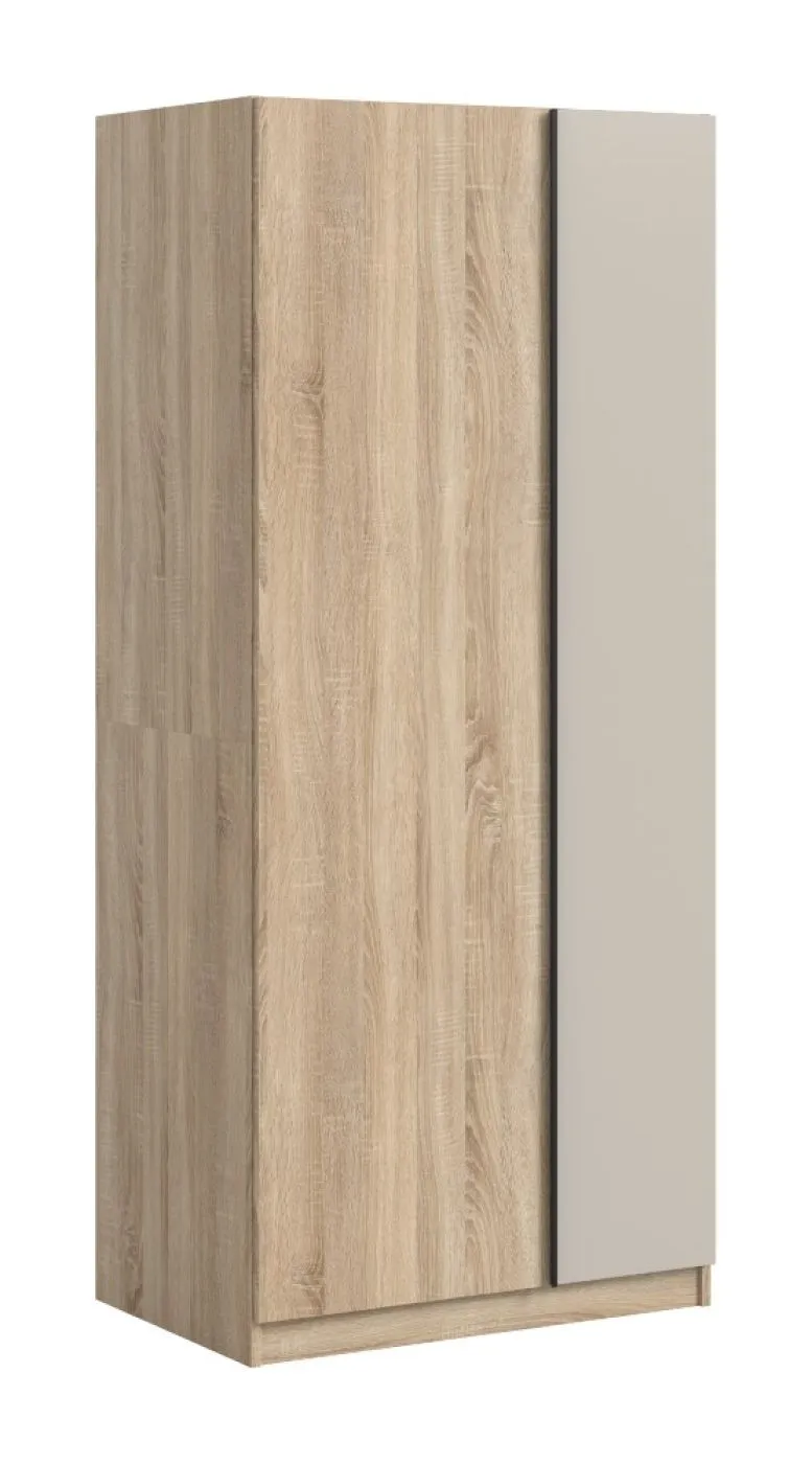 Kleiderschrank Oakland | mit 2 Türen | Sonoma Eiche
