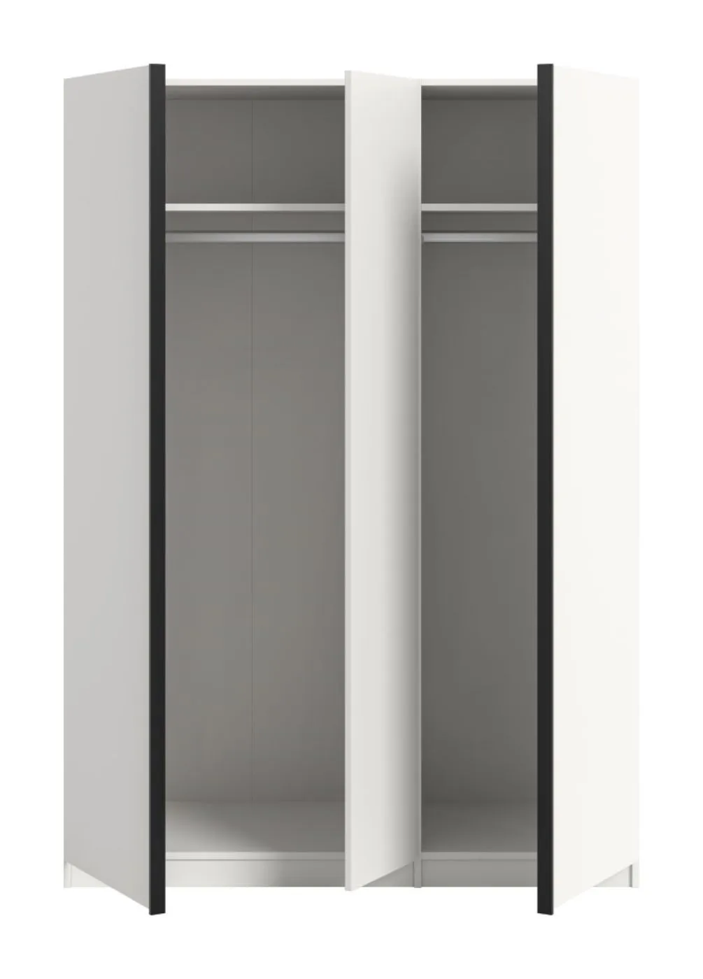 Kleiderschrank Oakland | mit 3 Türen | weiß