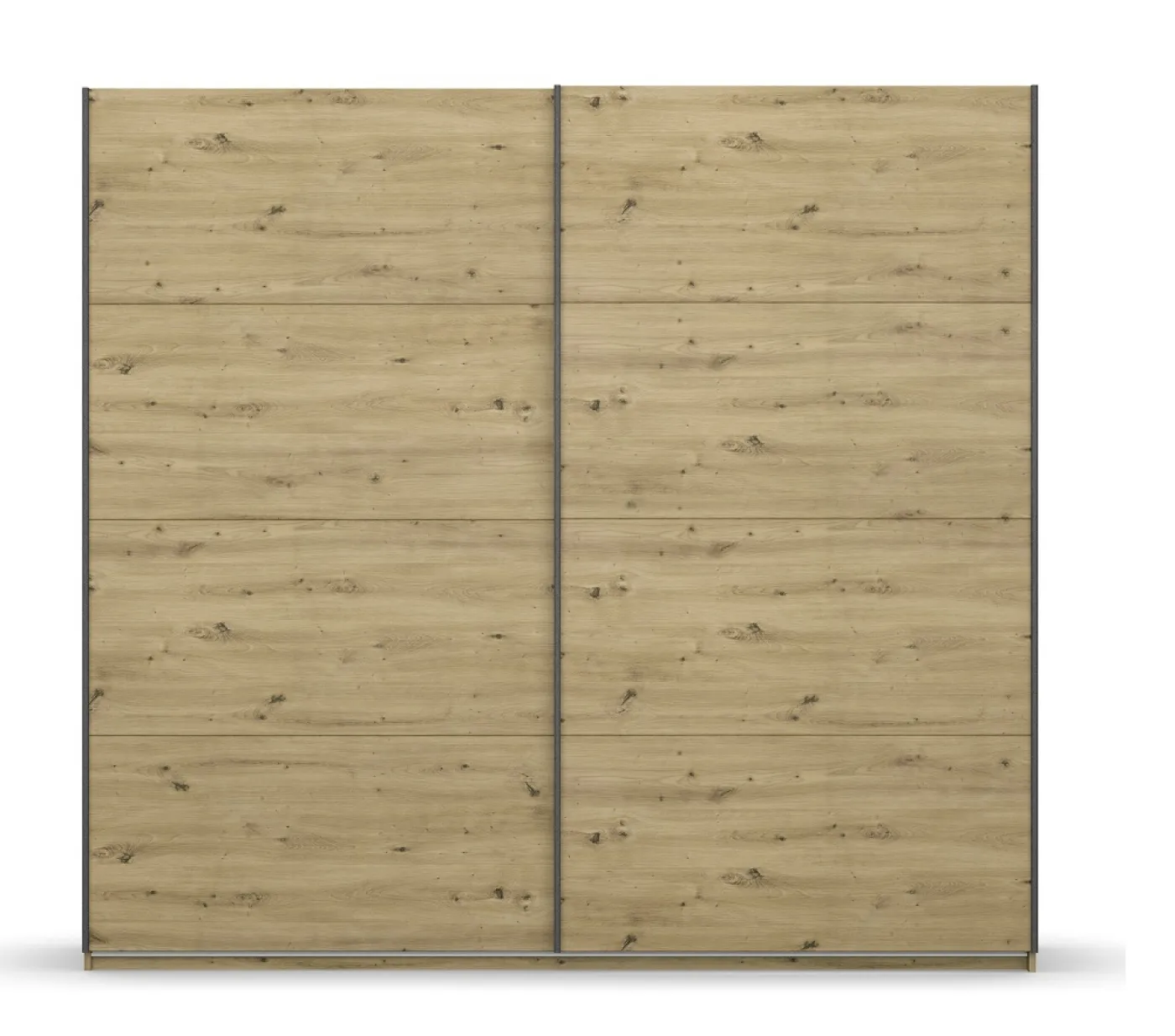 Kleiderschrank Schwebetürenschrank Apollon | 2-türig | Eiche Artisan