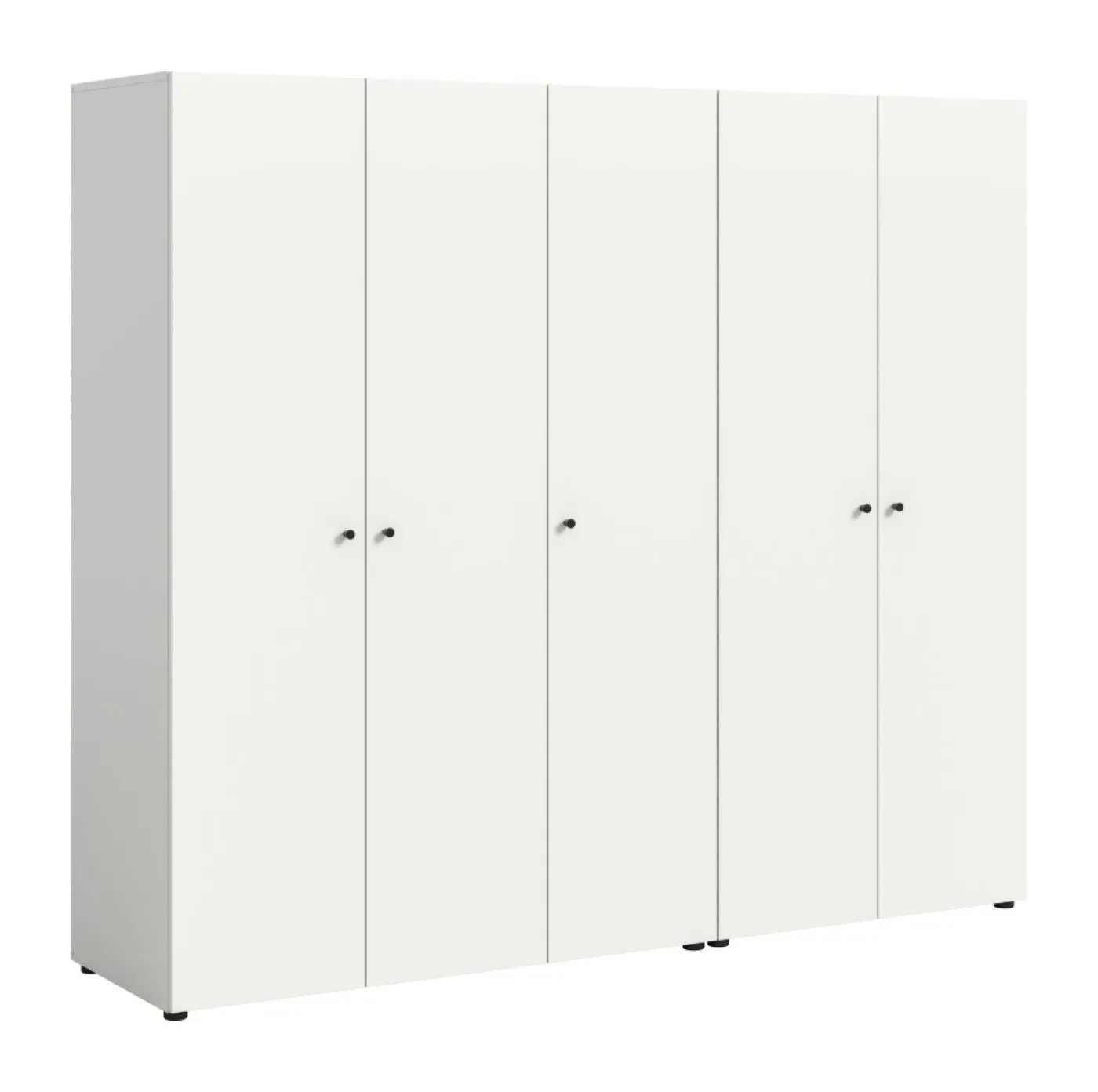 Kleiderschrank set Darwin | 2-teilig | mit 2 & 3 Türen | weiß