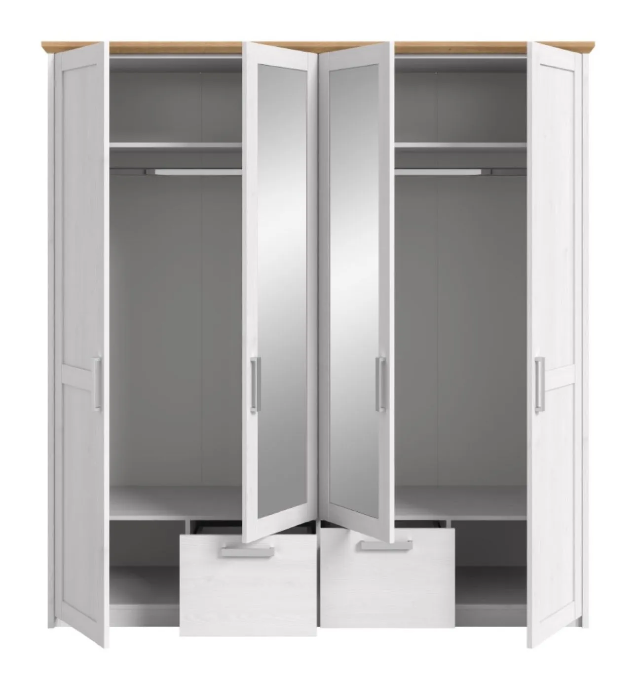 Kleiderschrank Verona | mit Spiegeltüren | Artisan / Sibiu Lärche