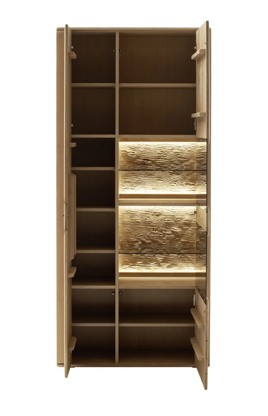 Kombi Vitrine Alento | Asteiche / Balkeneiche