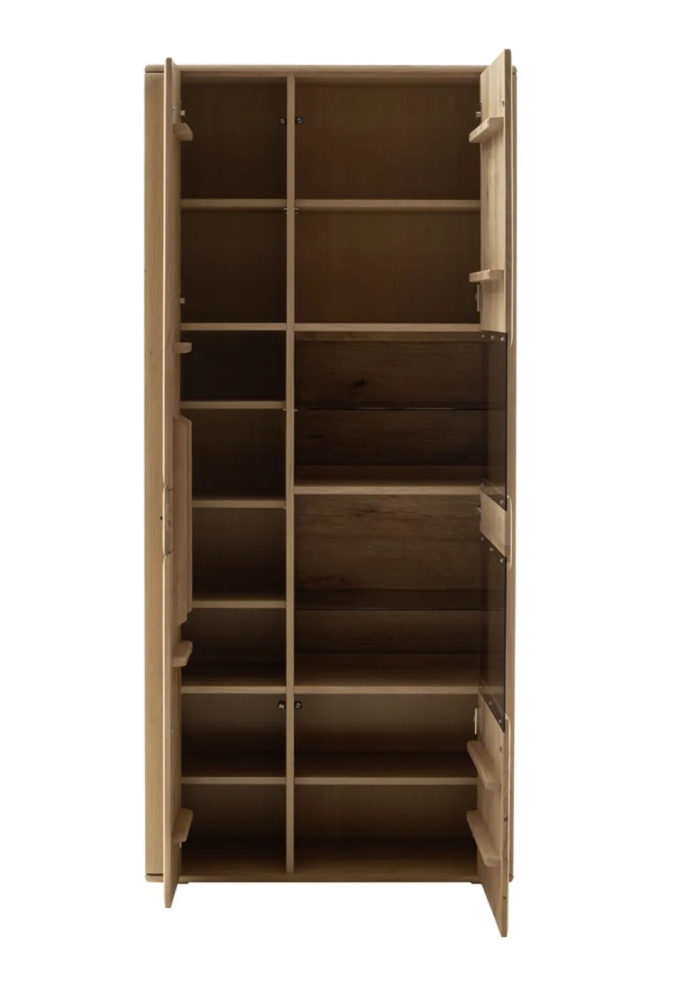 Kombi -Vitrine Alento | Asteiche / Balkeneiche | ohne Beleuchtung