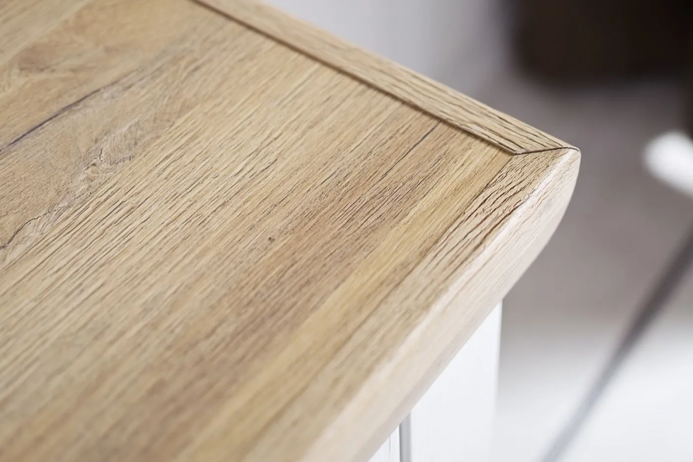 Kombi-Vitrine Brixen | Landhaus modern | Pinie Aurelio / Grandson Oak mit 3er Set LED Glasbodenclips