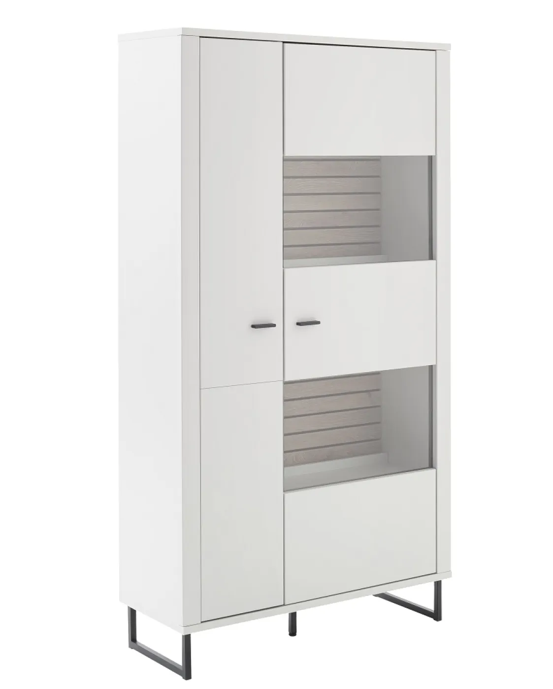Kombi-Vitrine Louisiana 2 | Modern White