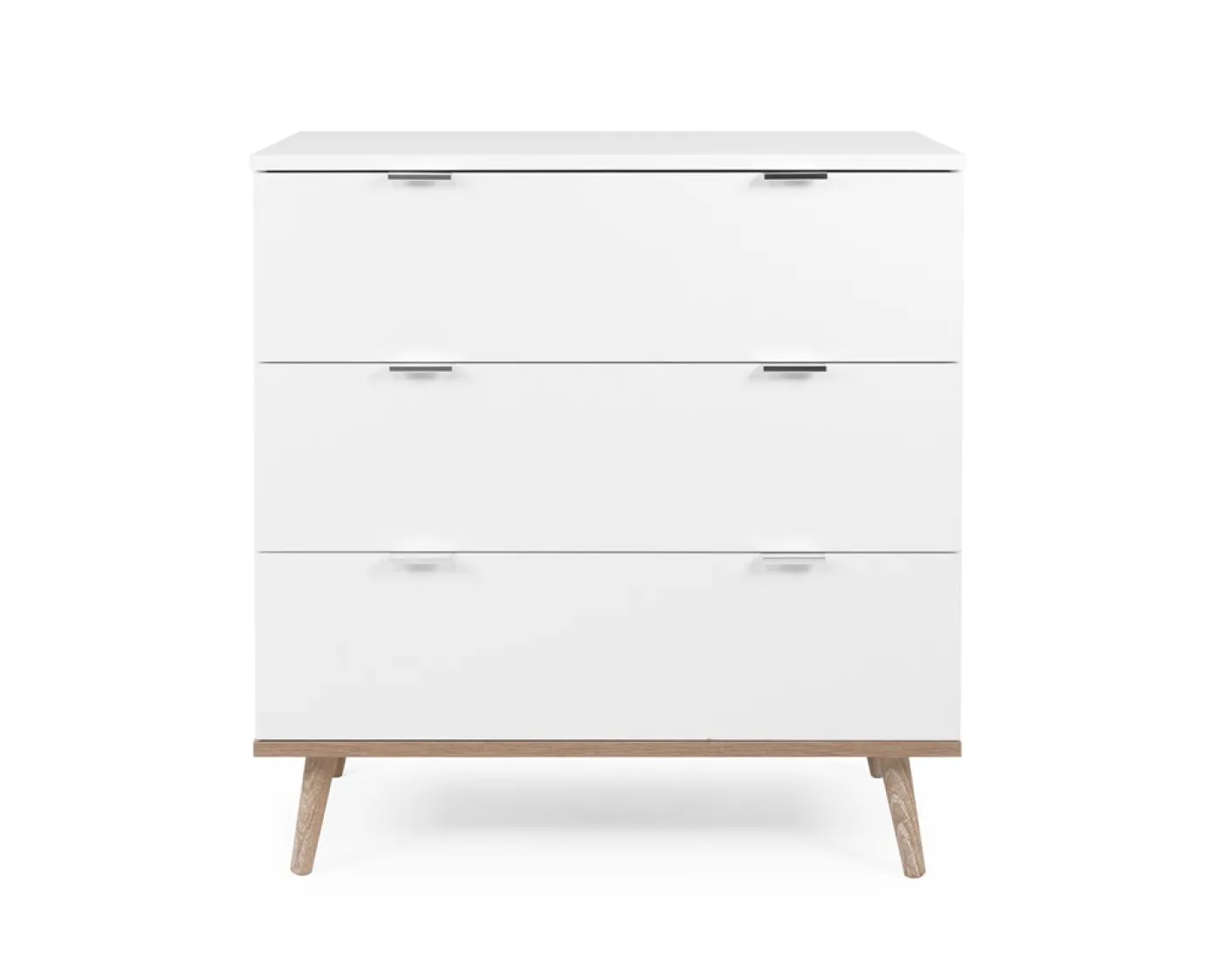 Kommode 1 Oslo | Skandinavisch | weiß / Sonoma Eiche
