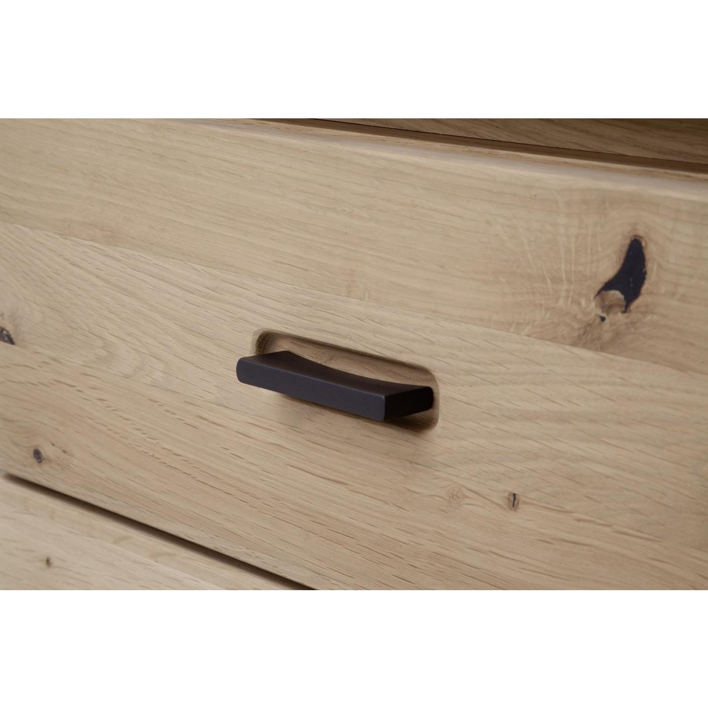 Kommode Barcelona 3 | Balkeneiche Bianco / Eiche Bianco | inkl. LED Beleuchtung