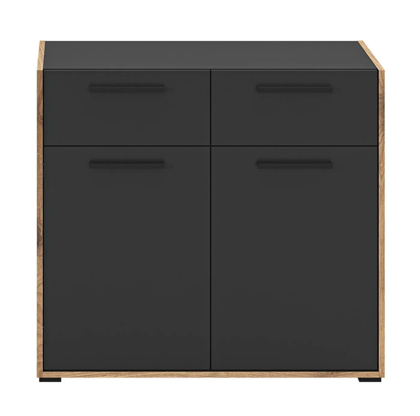 Kommode Bueno | Basalt grau / Nox Oak