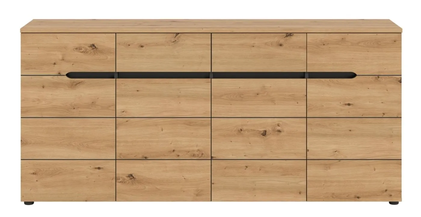 Kommode Canu 1 | Basalt grau / Artisan Eiche