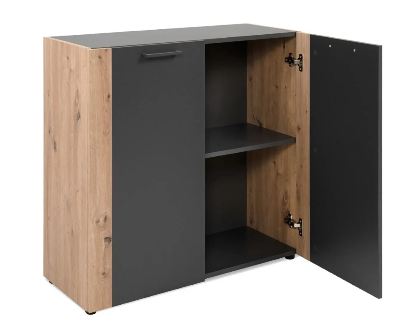 Kommode Cento | anthrazit / Artisan Eiche