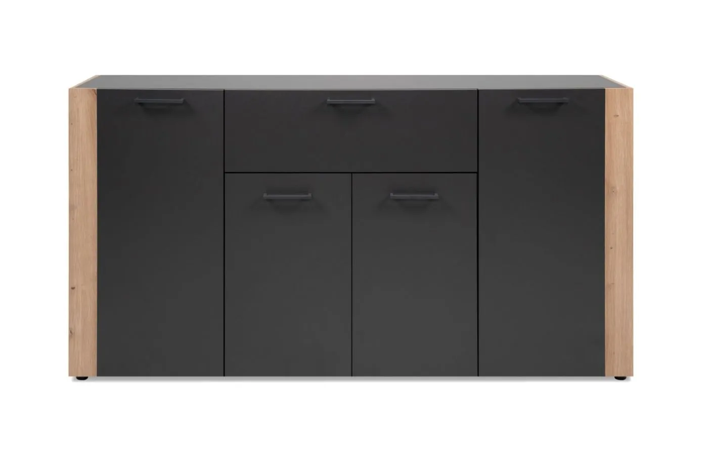 Kommode Cento (L) | mit Schubkasten | anthrazit / Artisan Eiche