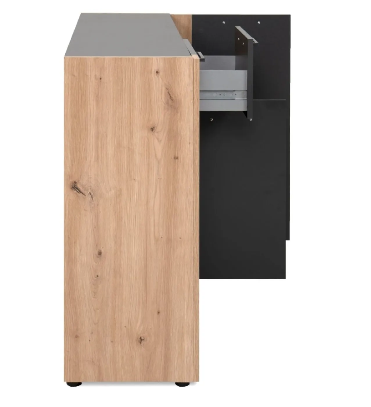Kommode Cento | mit Schubkasten | anthrazit / Artisan Eiche