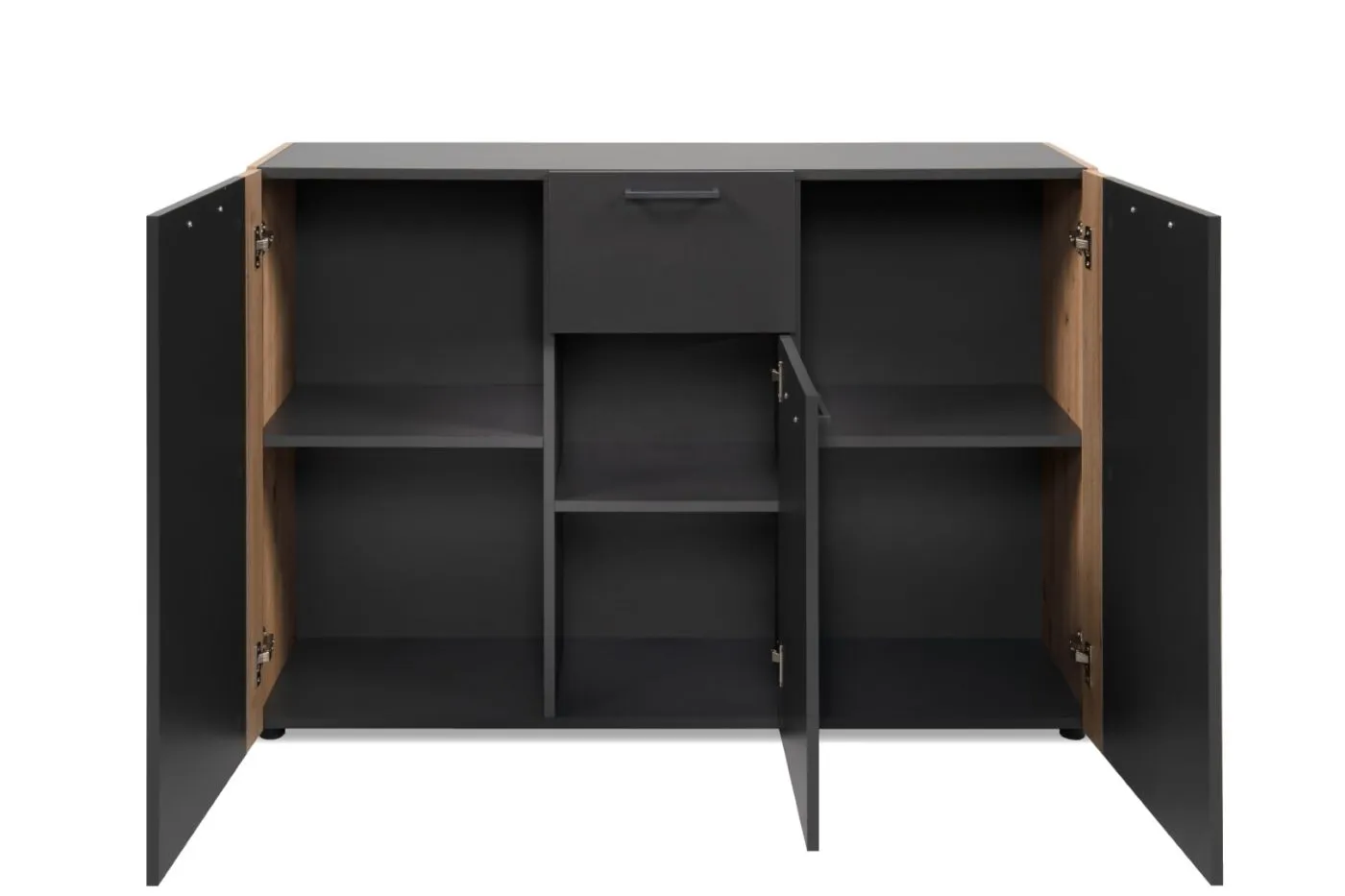 Kommode Cento | mit Schubkasten | anthrazit / Artisan Eiche