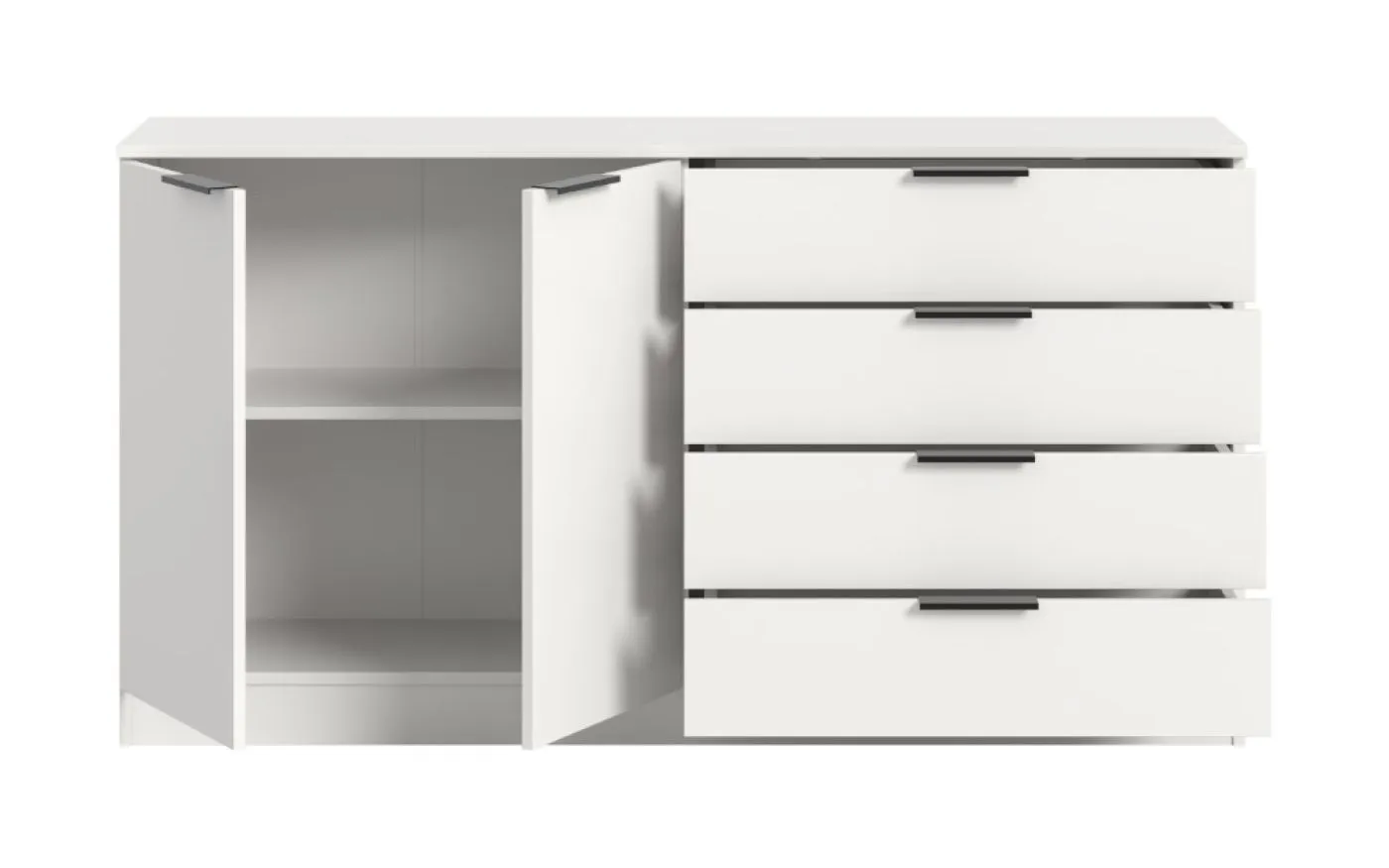 Kommode Kopenhagen 2 | mit 4 Schubkästen | weiß