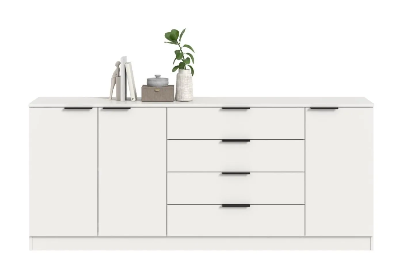 Kommode Kopenhagen 3 | mit 4 Schubkästen | weiß