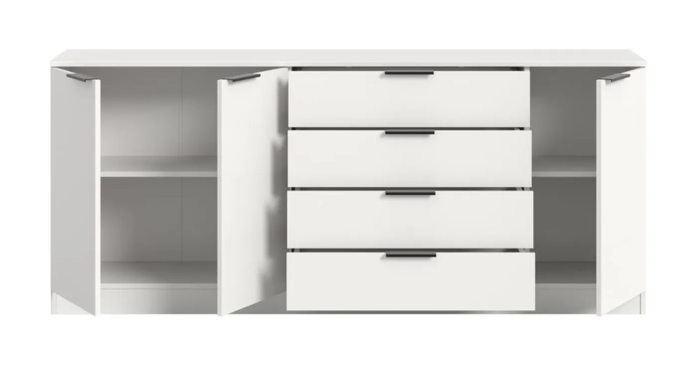 Kommode Kopenhagen 3 | mit 4 Schubkästen | weiß