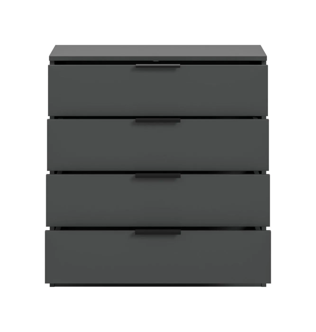 Kommode Kopenhagen | mit 4 Schubkästen | anthrazit