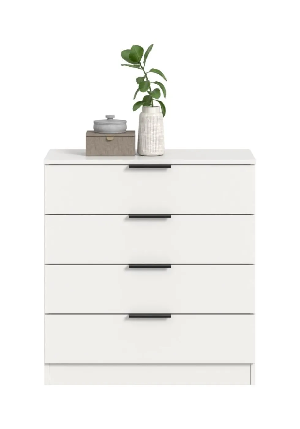 Kommode Kopenhagen | mit 4 Schubkästen | weiß