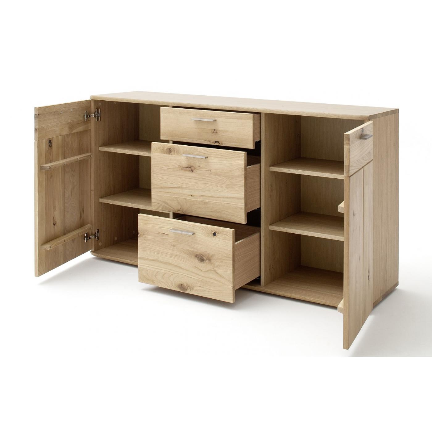 Kommode Nilo 3 | Balkeneiche Bianco