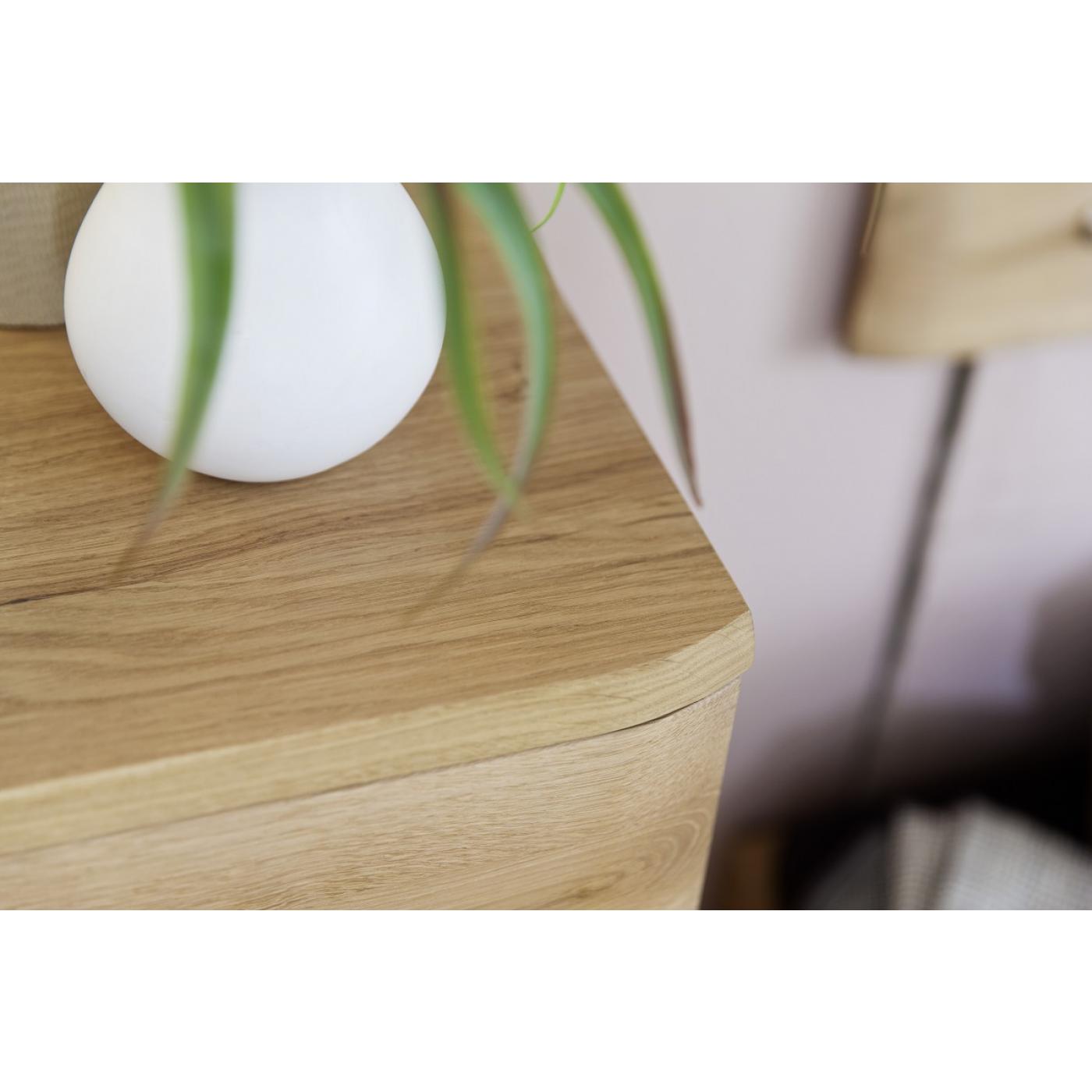 Kommode Nilo 3 | Balkeneiche Bianco