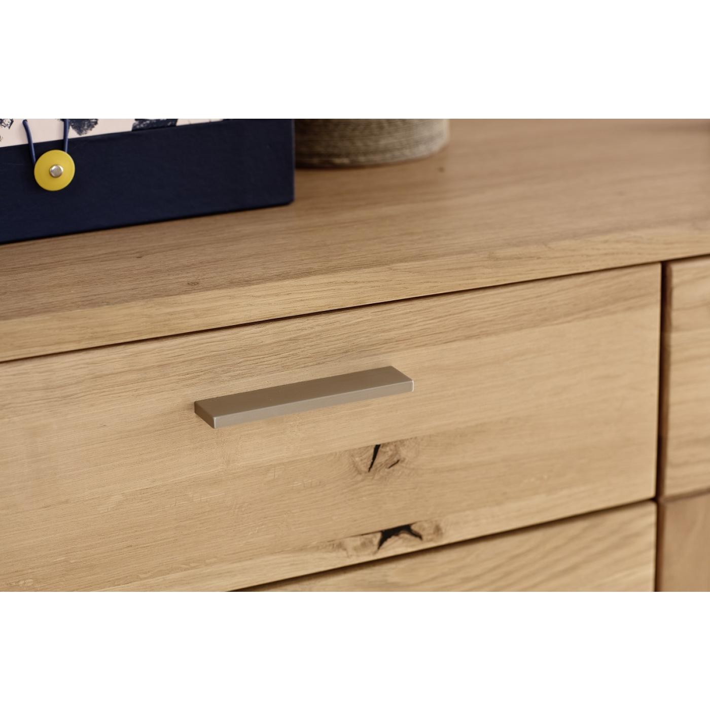 Kommode Nilo 3 | Balkeneiche Bianco