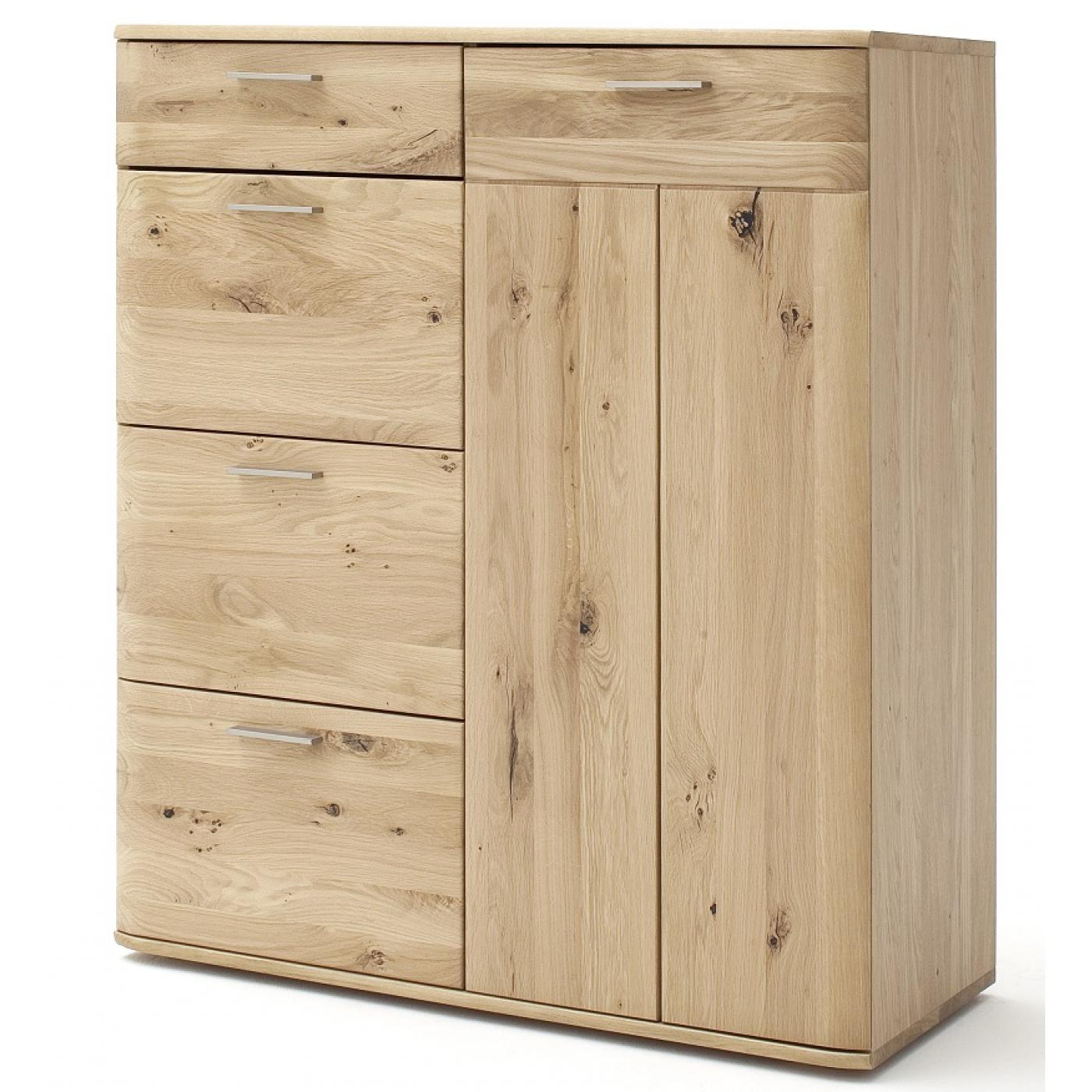 Kommode Nilo 5 | Balkeneiche Bianco