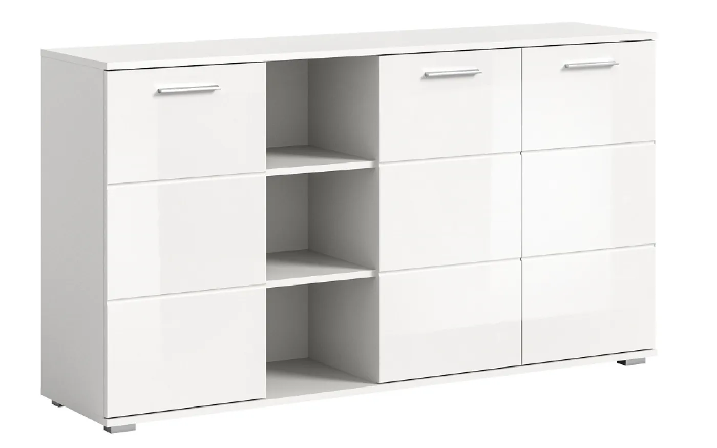 Kommode Prego 2 | weiß Hochglanz