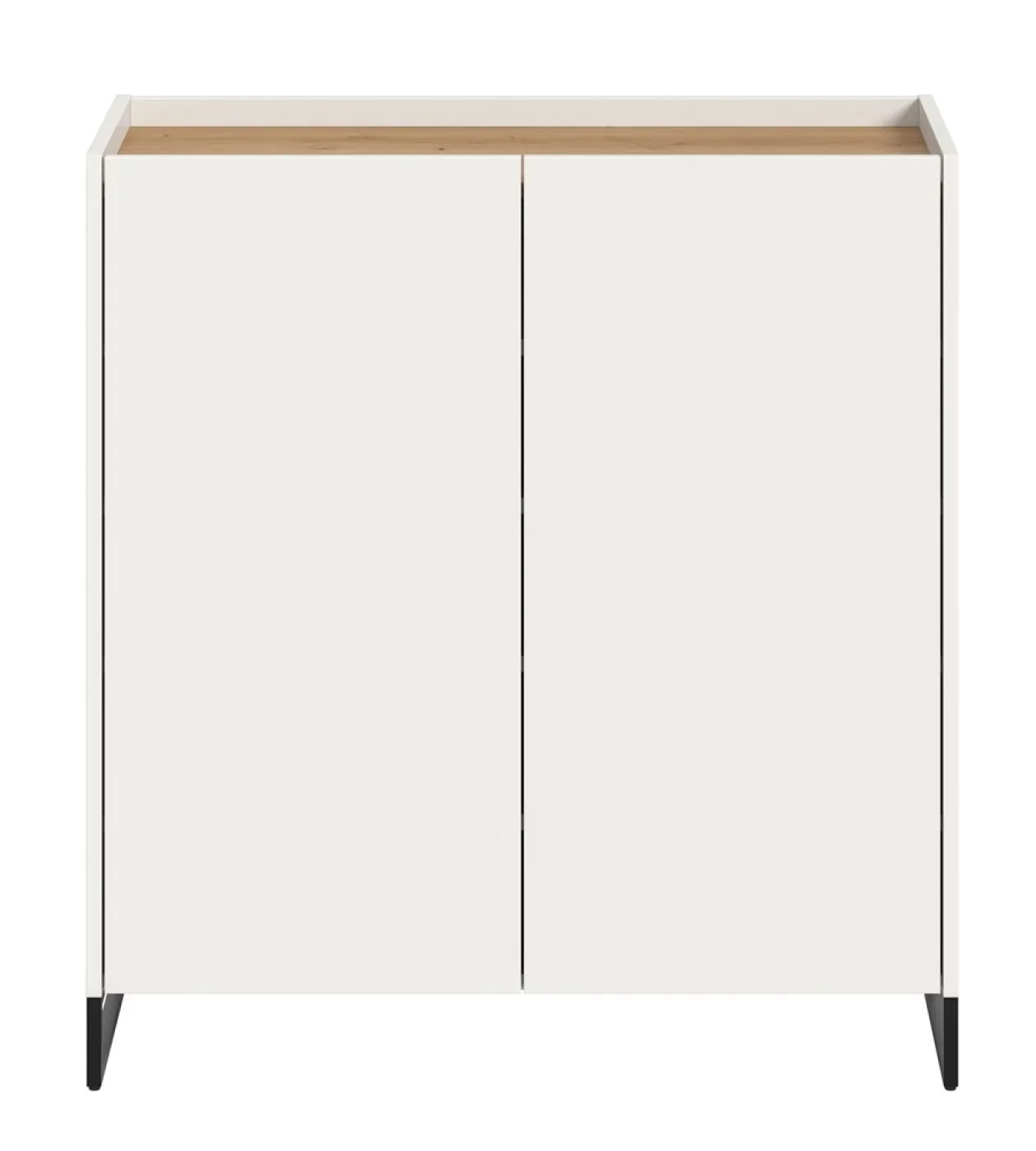 Kommode Schuhkommode Drive | weiß / Artisan Oak