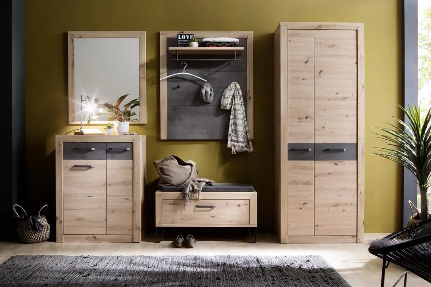 Kommode Schuhkommode Incata | Balkeneiche