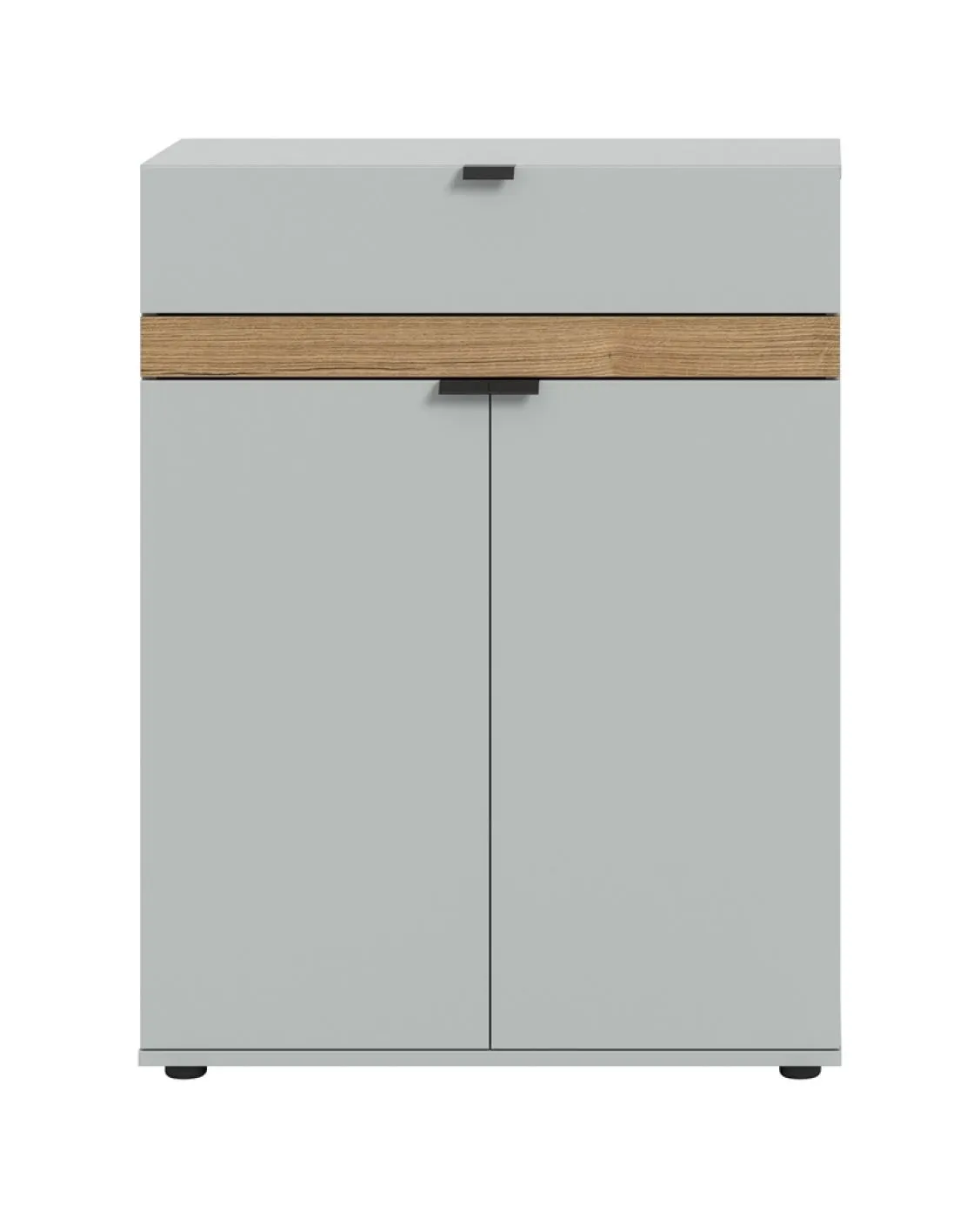 Kommode Schuhkommode Naro | weiß / Evoke Oak