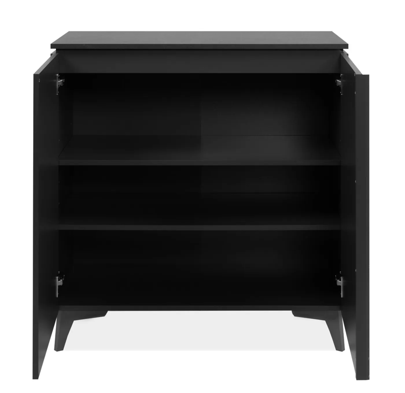Kommode Sideboard Bertrix | Schiefer dunkel / Anthrazit | 88 cm x 92 cm x 40 cm