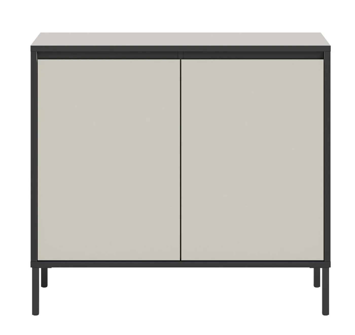 Kommode Tron | Kaschmir / schwarz