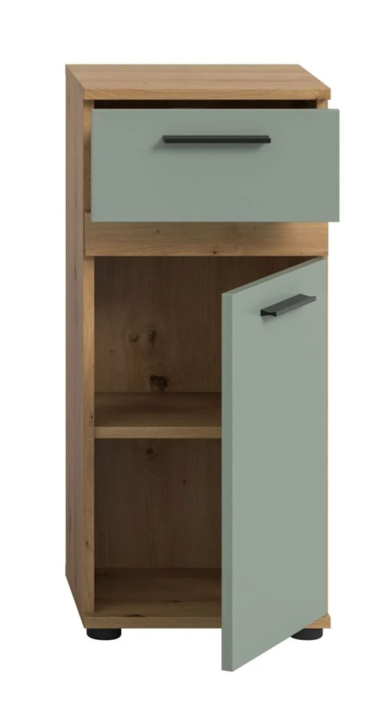 Kommode Unterschrank Blake | Salbei / Artisan Eiche