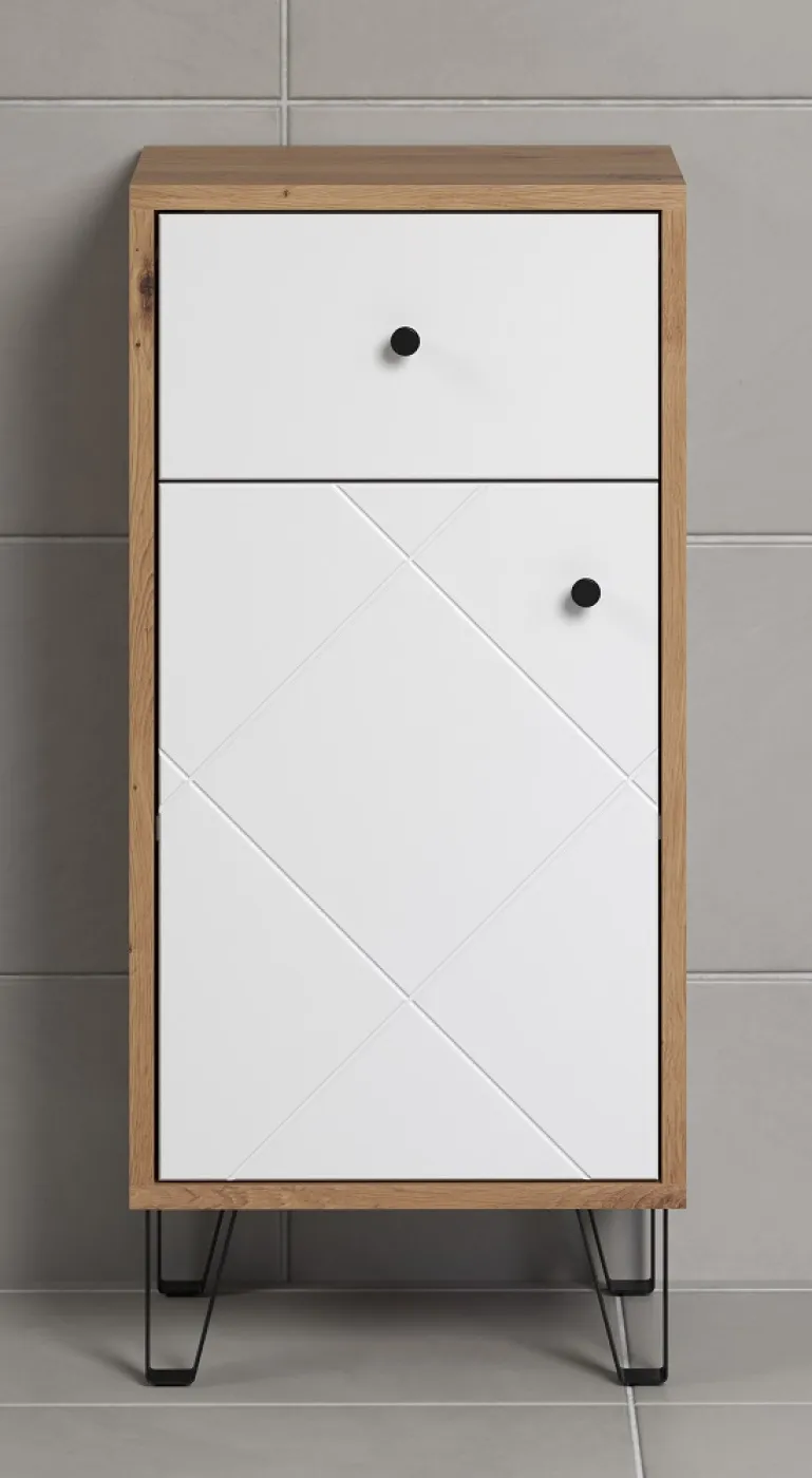 Kommode Unterschrank Touch | Artisan Eiche / weiß