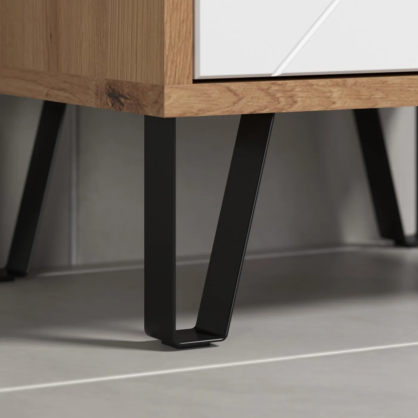 Kommode Unterschrank Touch | Artisan Eiche / weiß