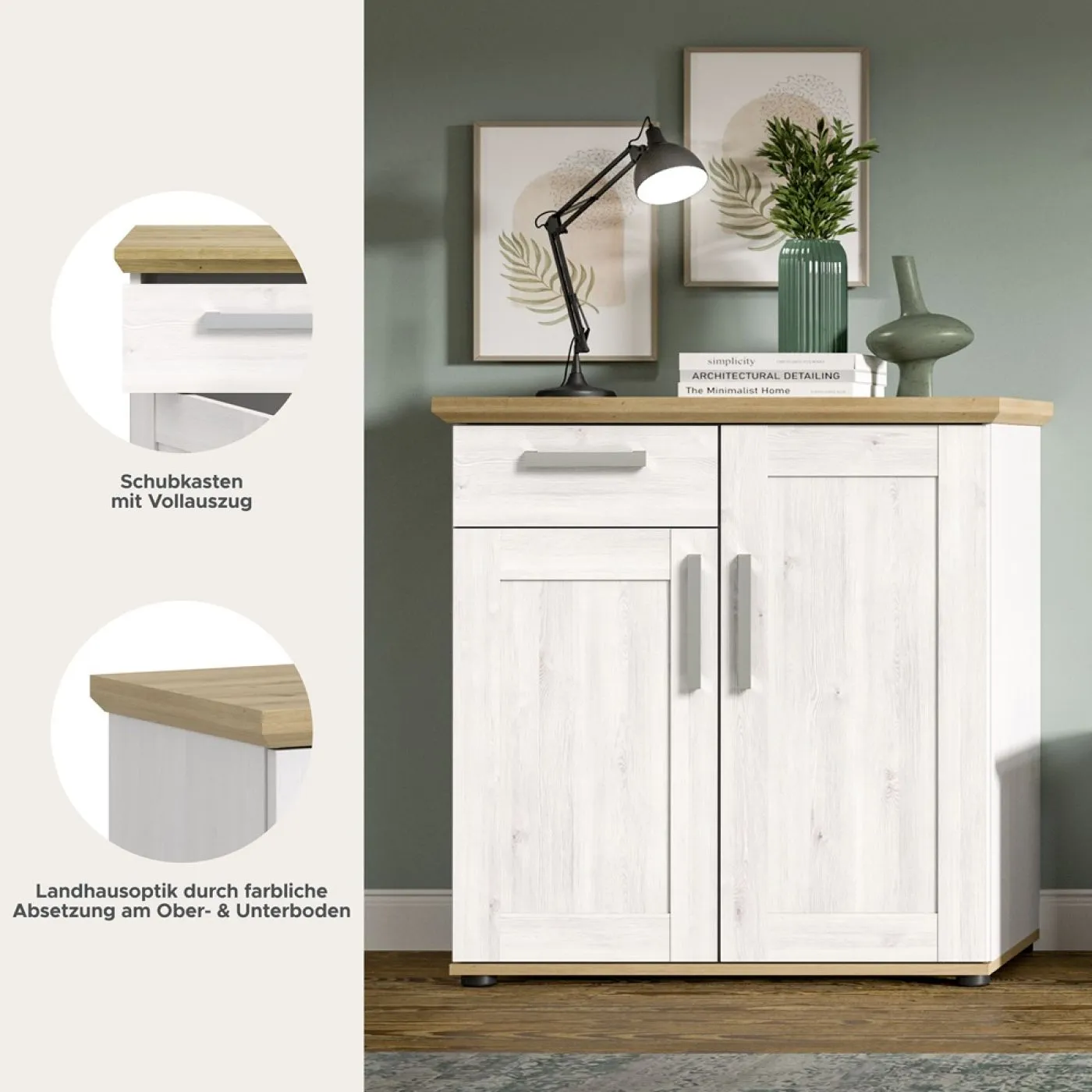 Kommode Verona | mit Schubkasten | Sibiu Lärche