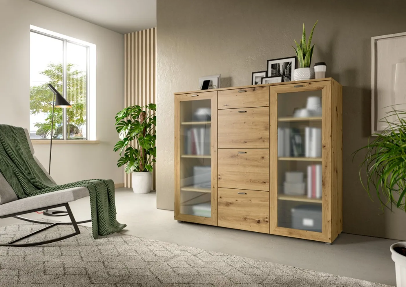 Kommode Xeno | mit Schubkästen | Artisan Eiche