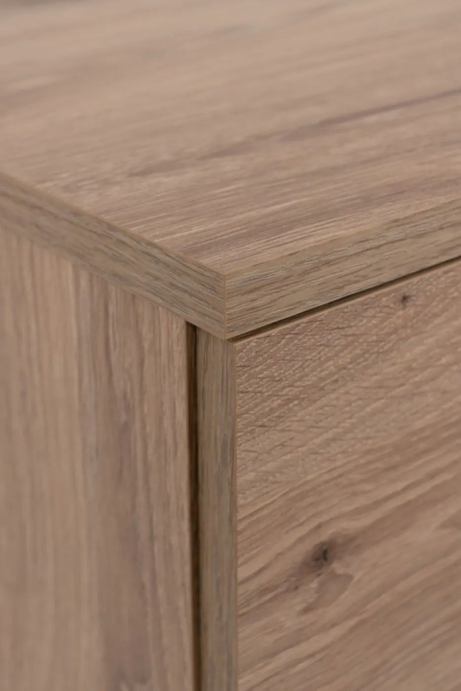 Lowboard Sideboard Wellington mit Schubkästen | mit 3D-Reliefoptik | Schwedeneiche