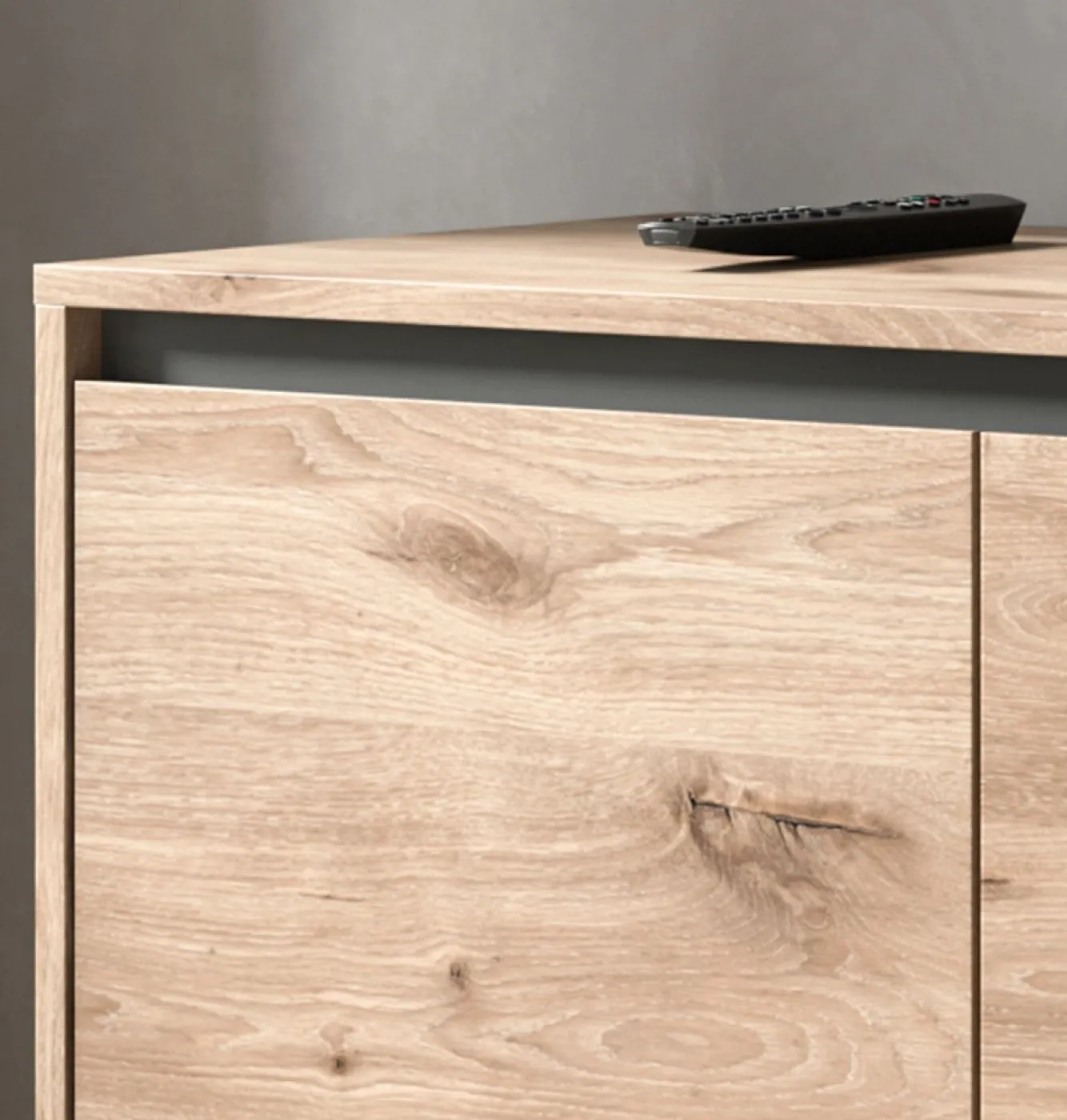 Lowboard TV-Board Balton | Viking Oak / Basalt Grau