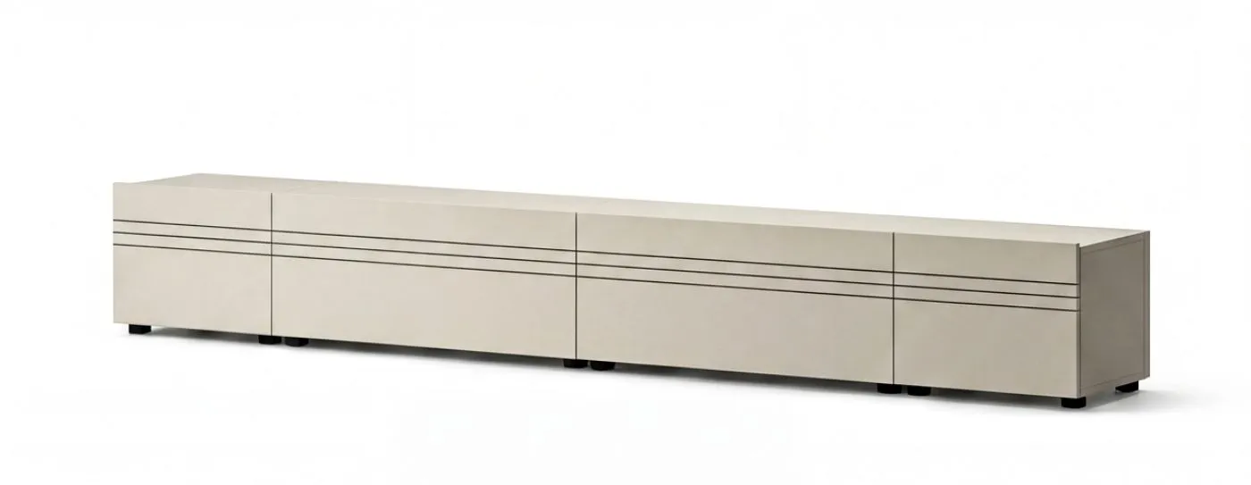 Lowboard TV-Board Beach | 4-teilig | Kaschmir