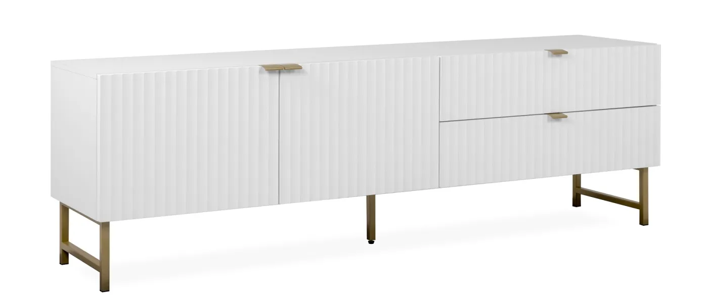 Lowboard TV-Board Edinburgh | weiß matt