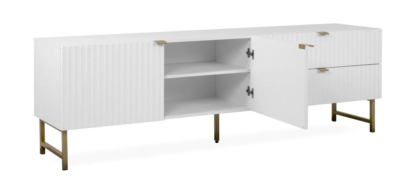 Lowboard TV-Board Edinburgh | weiß matt